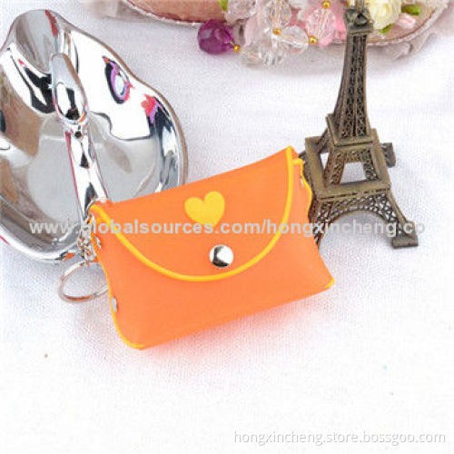 Promotional Cute Silicone Rubber Wallet, Any PMS Colors Available, Easy to Clean and Non-stick